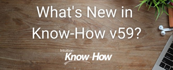 What's New in Know-How v59