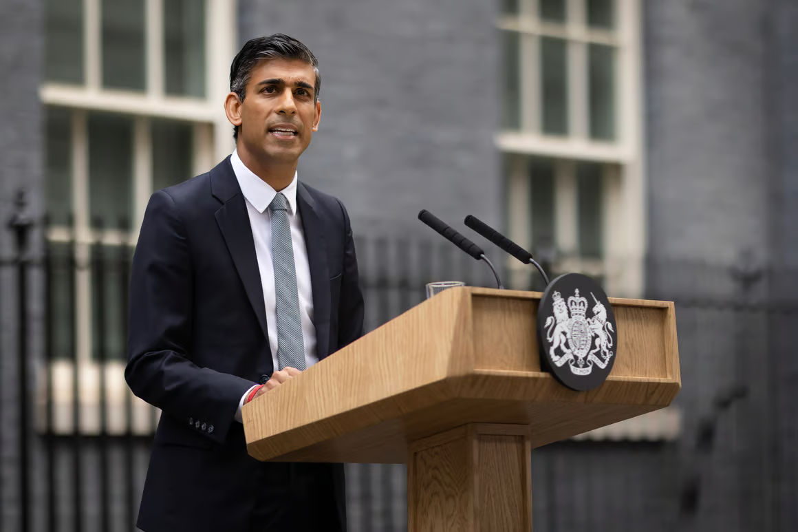 Rishi Sunak, UK Prime Minister, who has decided to allow more oil and gas drilling in the North Sea (Source: Politico.eu)