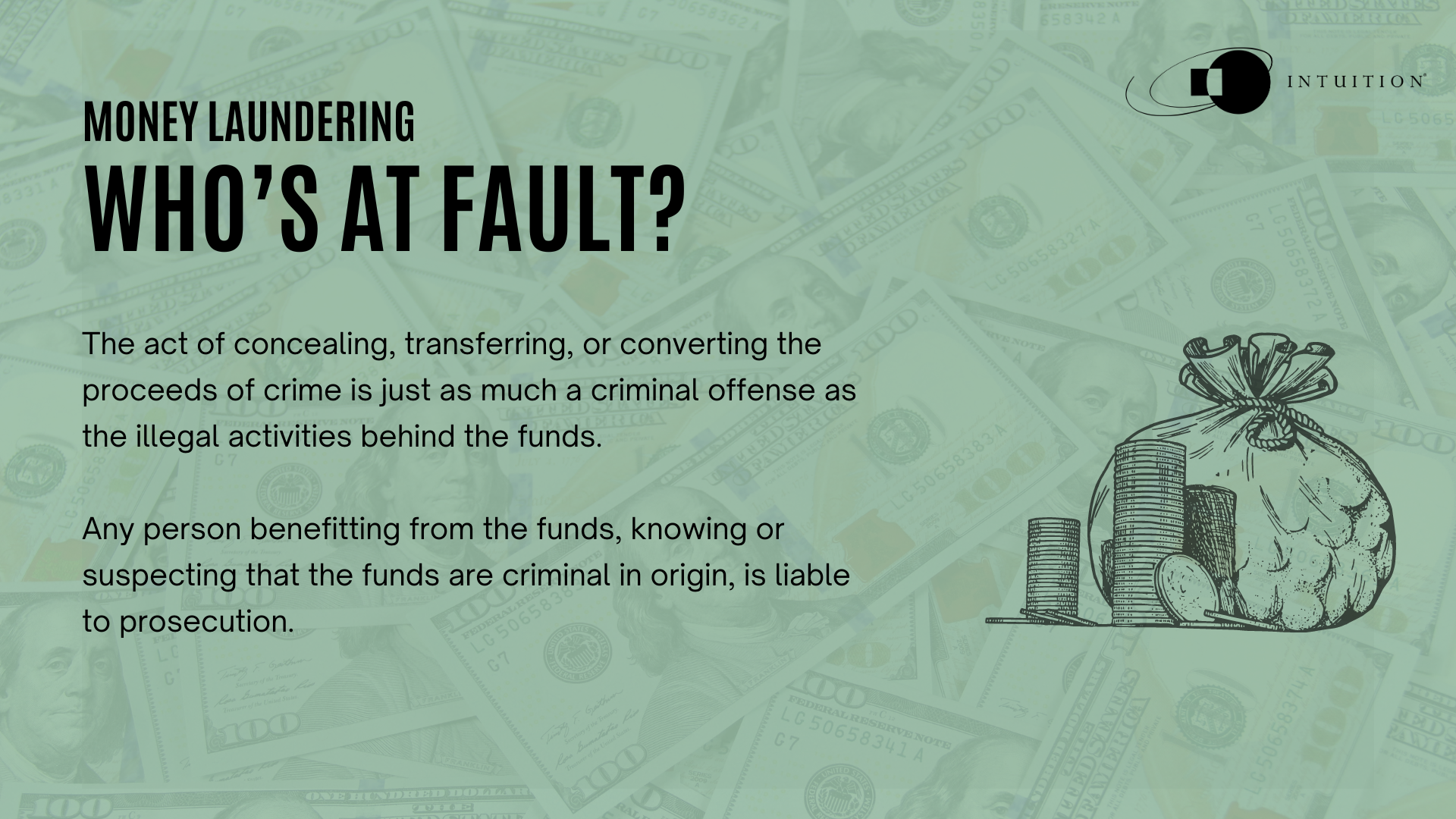 Money laundering Who's at fault